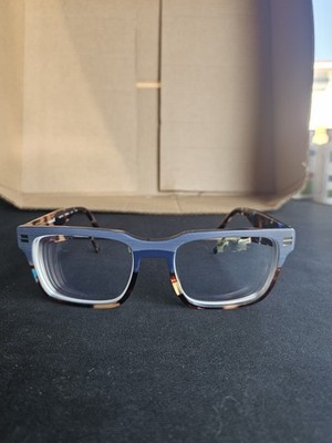 Hurley High Tide HMO104 Eyeglasses Frames 55-19-150 Tortoise Blue Rectangular