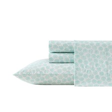 Queen Sheets, Cotton Percale Bedding Set, Lightweight & Breathable Home Deco...