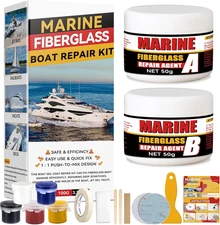 Marine Fiberglass Repair Kit for Boats, Multi-Functional Gel Coat Repair Kit for
