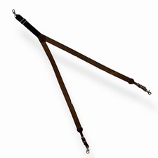 Nocona Suspenders Brown Leather Basketweave N8512444 Western Classic Large