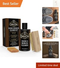 Suede  Nubuck Cleaner Kit, Hog Hair Brush-Activated Cleaning  Nap Care
