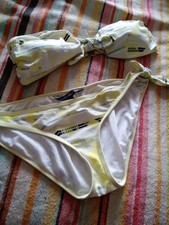 French Connection Ladies Bikini Size L /12-14  Fullbottoms Bandeautop Excellent
