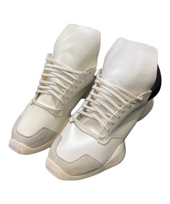 RICK OWENS/ adidas RUNNER White Size: 42