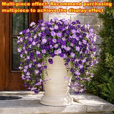 4PCS Artificial Morning Glory Vines UV Resist...