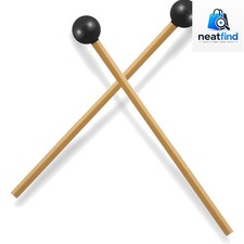 Glockenspiel Mallets, Rubber Head Xylophone Mallets, 2 Pcs  7.7 Inch, Bell M...