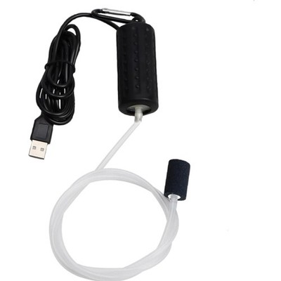 Luftpumpe Aquarium USB mit Luftstein leise 1W Sauerstoffpumpe Bubbler