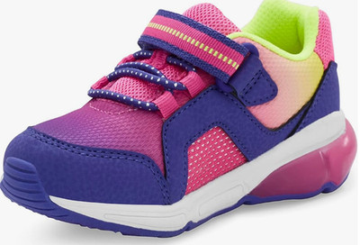 Stride Rite Unisex M2P Lumi Bounce Light-Up Sneaker, Tropical Pink Purple 9 W