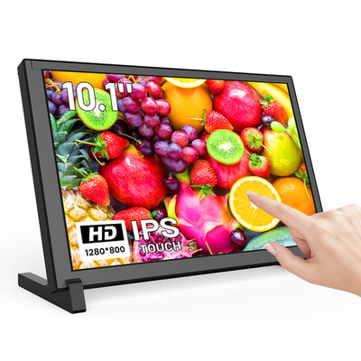 10.1   Raspberry Pi Touch Screen, IPS FHD 1280x800 For Raspberry Pi 5/4/3/Zero