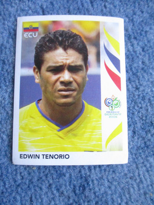 Panini Sticker Bild Fußball World Cup 2006 Nr. 87 - Edwin Tenorio - Ecuador