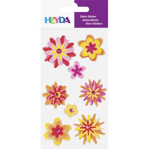 Heyda Layered Stickers - Flowers Mix
