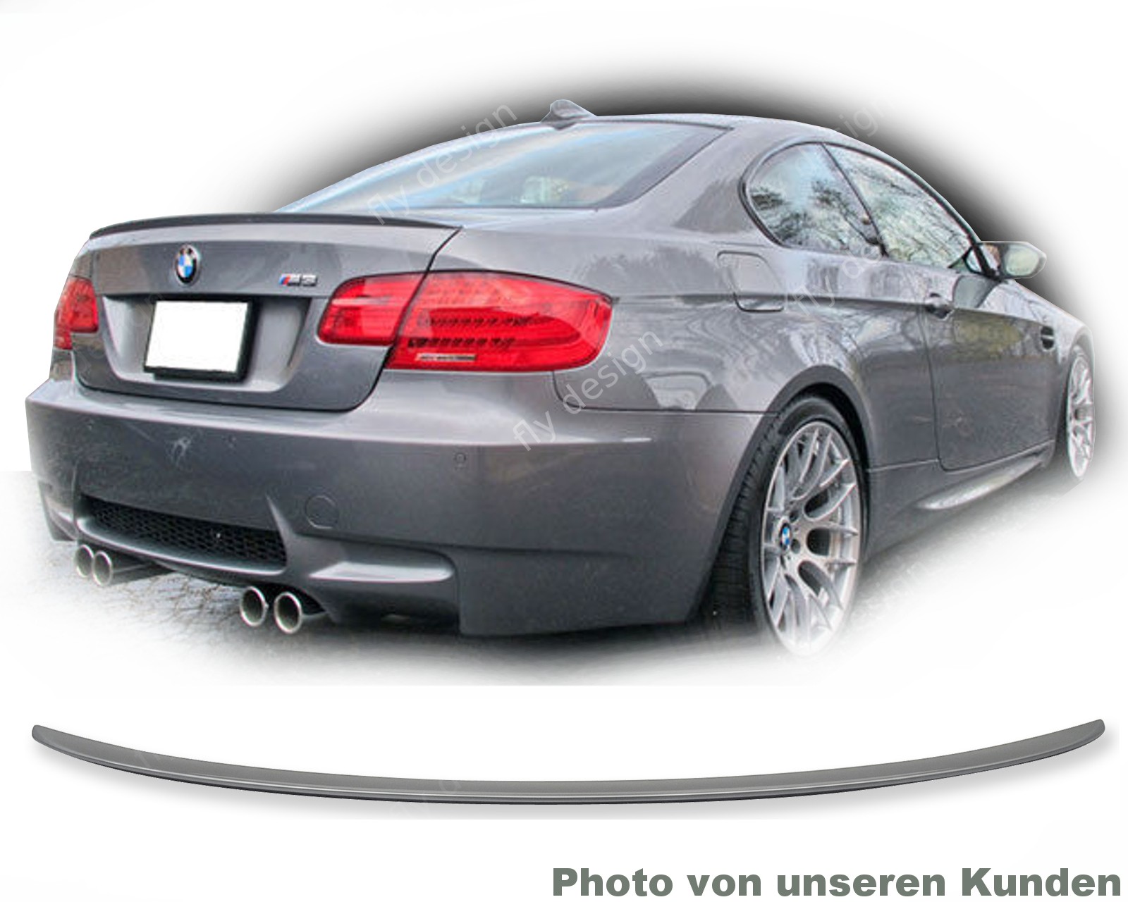 New Rear Spoiler Fits for BMW E92 Coupe Rear Wing Spoiler Lip With