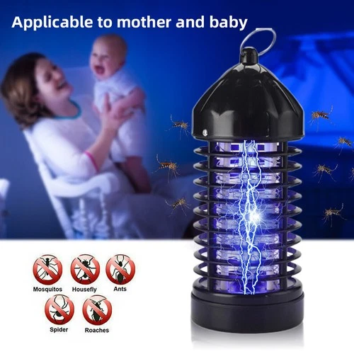 Electric Mosquito Insect Fly Bug Zapper Killer LED Light Trap Pest Control Lamp - Picture 9 of 11