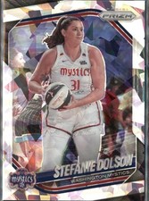 2025 Panini Prizm WNBA #112 Ice Prizm Stefanie Dolson Washington Mystics