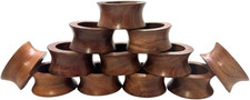 Napkin Holder Set of 12 Handmade Acacia Wood Dining Table Napkin Ring Classic