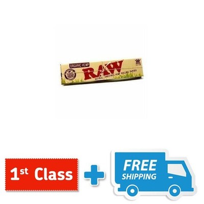 RAW ORGANIC Hanf King Size Slim Blättchen Booklets Papier