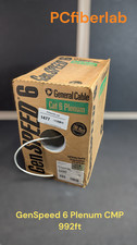 General Cable Genspeed 6 Plenum Cat 6 Cable 23 Awg Cmp White 992ft General Cable Genspeed 6 Plenum Cat 6 Cable 23 Awg Cmp White 992ft