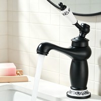 Waschtischarmatur Schwarz Wasserhahn Bad Waschbecken Bad Armatur Mischbatterie