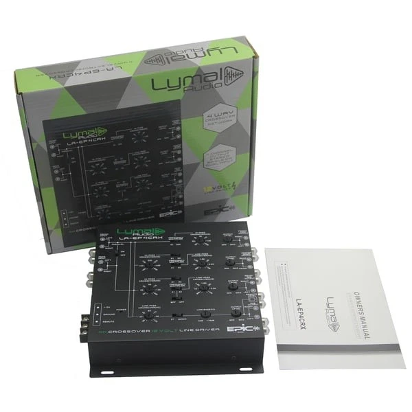 Crossover electrónico de audio para automóvil de 4 vías Lymal Audio 4 entradas y 8 salidas 12 voltios Foto 4 de 4