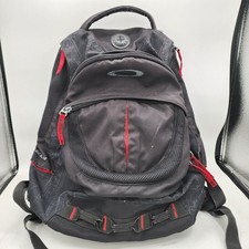 Vintage Y2K Oakley Tactical Backpack Black Red Software 00s 2000s MP3 Headphones