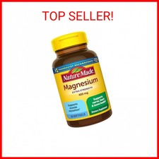 Nature Made Magnesium Oxide 400 mg Softgels, Extra Strength Magnesium Supplement