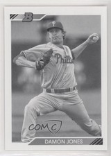 2020 Bowman Heritage Prospects Black & White Damon Jones #BHP-65 4t6