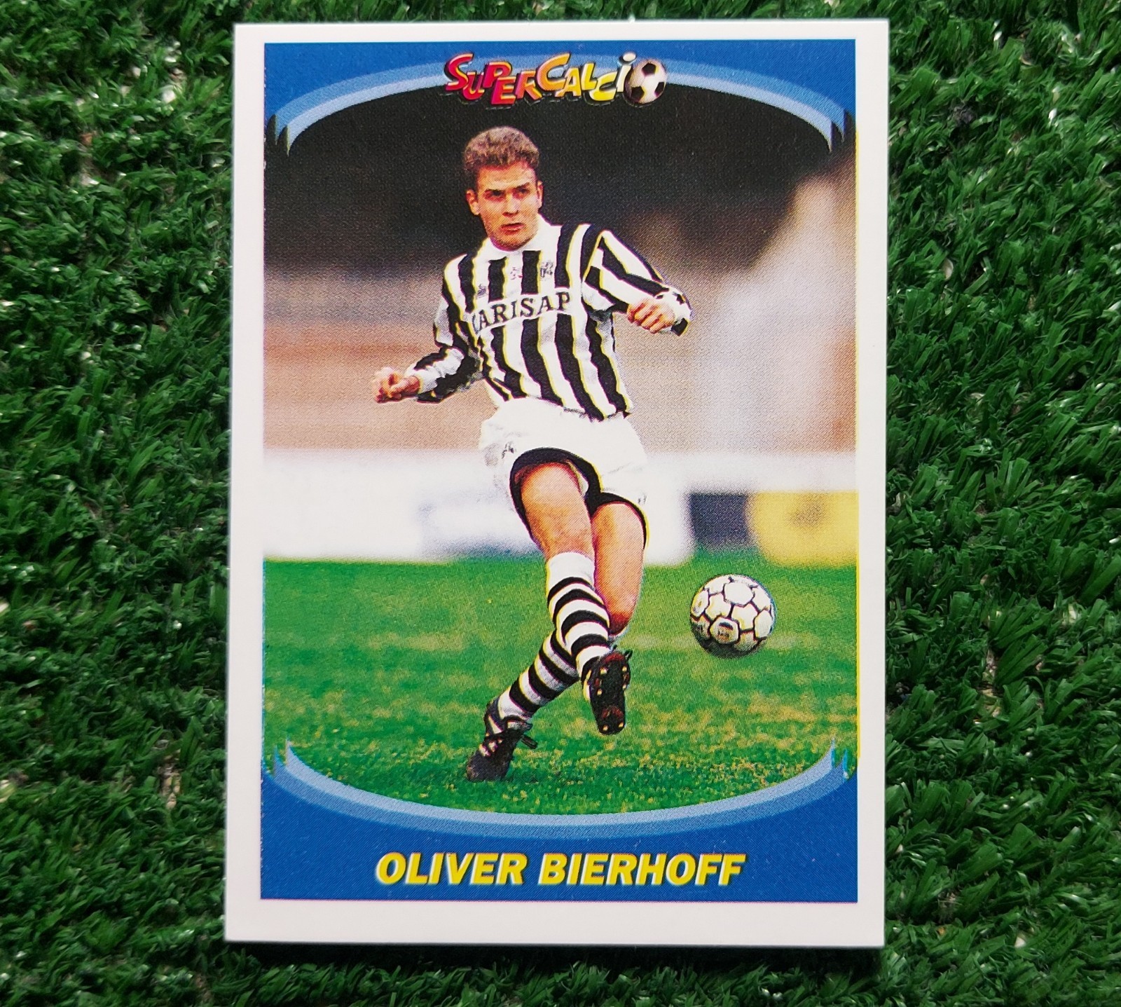FIGURINA CALCIATORI PANINI SUPERCALCIO 1995/96 ASCOLI N°163 BIERHOFF 95/96 ⚽️