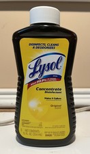  1 LYSOL Disinfectant Concentrate - Original Scent - 12 Fl oz - Makes 9 Gallons