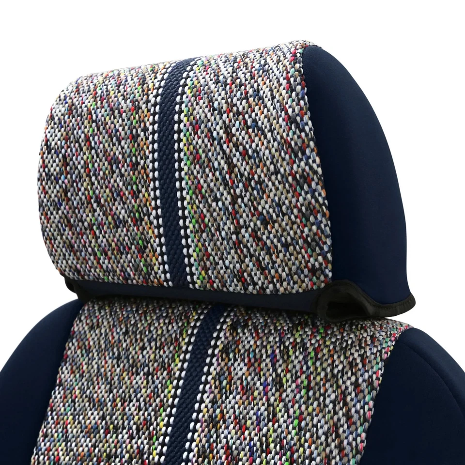 For Honda Pilot 16-22 Saddle Blanket 1st Row Dark Blue Custom Seat Covers - Изображение 2 из 4