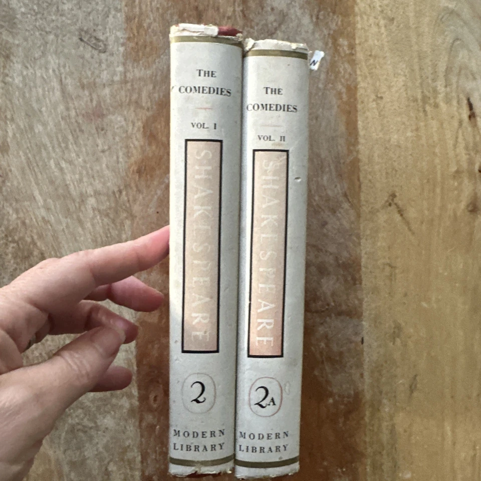 Modern Library, The Comedies of Shakespeare, 1947 - 2 vols HC w/Dust Jacket - Image 4 of 4