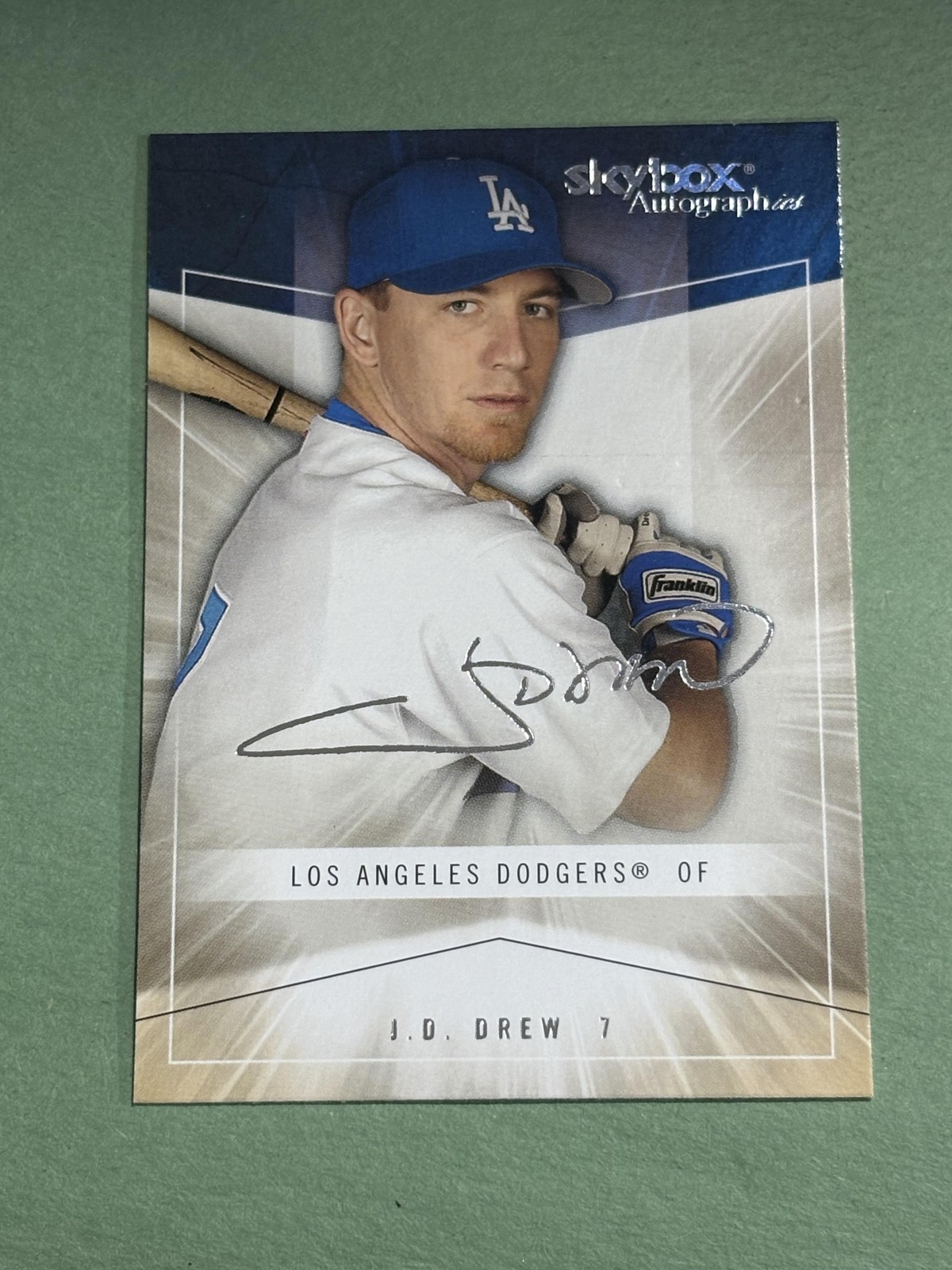 J.D. Drew 2005 SkyBox Autographics Los Angeles Dodgers #30 EE232