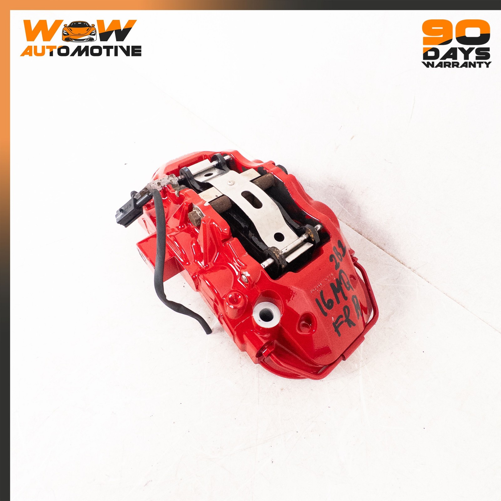 13-19 MASERATI QUATTROPORTE S Q4 FRONT RIGHT LEFT BRAKE CALIPER ASSEMBLY RED OEM