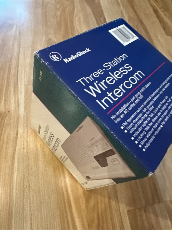 Intercomunicador inalámbrico Radio Shack tres estaciones modelo # 43-490 nuevo caja abierta Foto 3 de 3