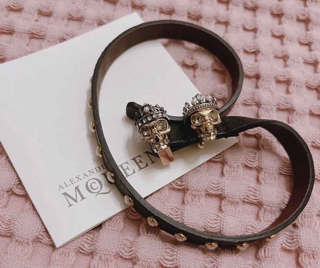 Alexander McQueen Leather Fashion Bracelets for sale | eBay