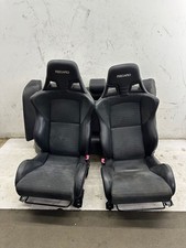 08-15 Mitsubishi Lancer Ralliart Recaro Cloth Seats Evolution Evo X Oem