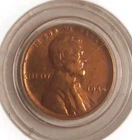 1945 Lincoln Wheat Cent BU RED Brilliant Uncirculated 1c Coin Free Post