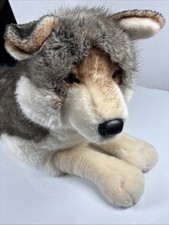 Douglas Cuddle Toys Montana Wolf Plush #2466 ...