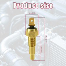 1/8" NPT Thermostat Fan Switch, 200 F On - 185 F Off Electric Fan Temperature...