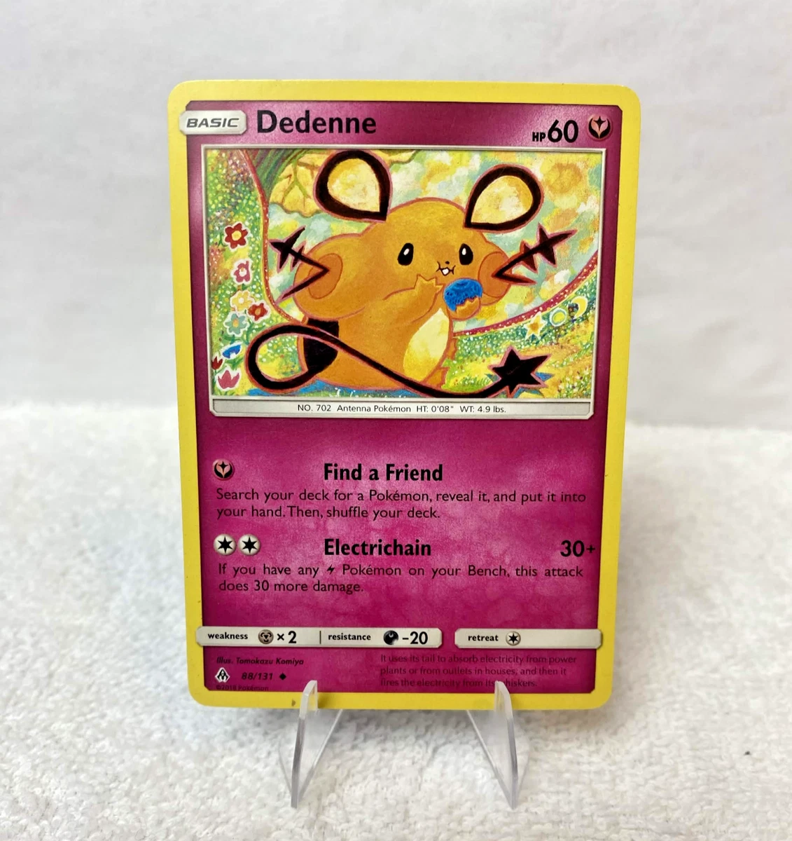 dedenne pokemon card value Pokmon ex - 239/193 Psychic Second Bite (30+) This attack does 10 more damage for each damage counter on your opponents Active Pokemon. Dedenne - Perfect Order 29