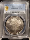 1878 7/8 TF Morgan Dollar Strong VAM 37 7/4 PCGS MS63
