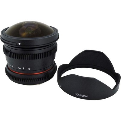 ROKINON 8mm T3.8 Cine Fisheye Lens for Sony E NEX Mount for sale