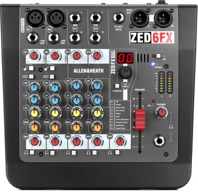 Allen & Heath ZED-6FX 4-channel Mixer with Effects