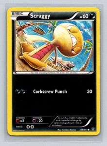 Scraggy #66/111 XY: Furious Fists Common - Pokemon Cards D54