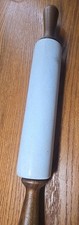 Shimmering White Marble Rolling Pin 18.25-Inc...