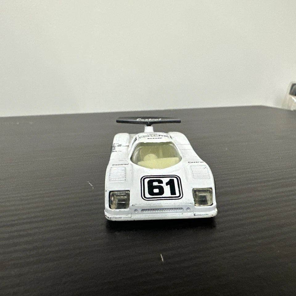 1984 Matchbox White #61 Sauber Group C Racer Castrol Race Car MB-66 Macau 1:55 - Image 4 of 4