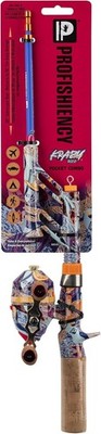 ProFISHiency 30'' Telescopic Spincast Pocket Combo Krazy Rizz Tangle-Free