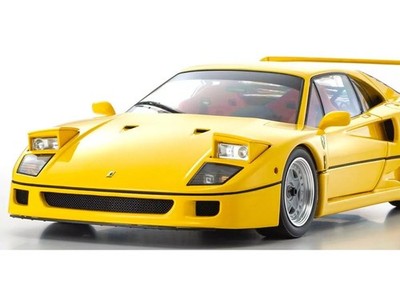 FERRARI F40 YELLOW 1/18 DIECAST MODEL CAR BY KYOSHO KS08416 Y | eBay