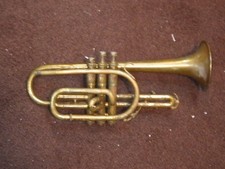 THE CLEVELAND H.N. White Cornet S/N C50638 M BRASS INSTRUMENT BAND MUSIC OLDER