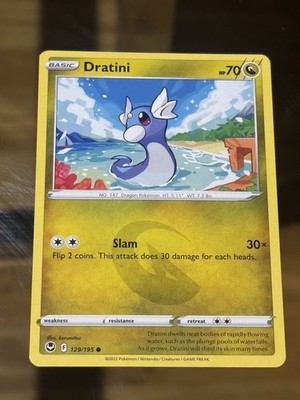 Dratini - 129/195 - Common - Lightly Played Pokemon Card