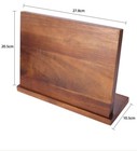 Magnetischer Messerblock, Messerhalter aus Holz – platzsparend & stilvoll