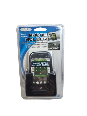 Custom Accessories Vent Mount Phone Holder For Phones, Fits 1-3/4'' - 2-1/2'' Wide